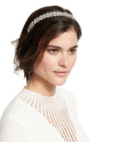 Jennifer Behr Natalia Crystal Flower Headband