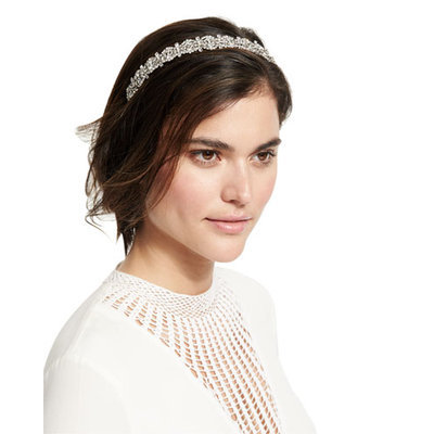 Jennifer Behr Natalia Crystal Flower Headband