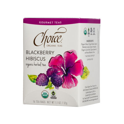 Choice Organic Teas Blackberry Hibiscus Organic Herbal Tea