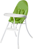 Bloom Baby Bloom Nano Urban Highchair - White Frame & Green Seat