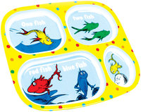 Bumkins Dr. Seuss Melamine Plates - One Fish