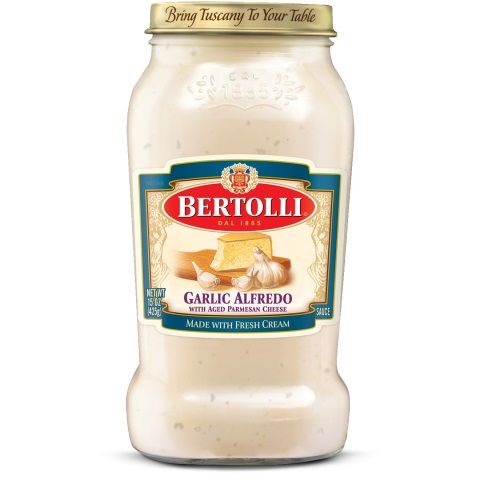 Bertolli® Garlic Romano With Aged Parmesan Cheese Sauce