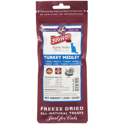 Bravo! Healthy Medley Treats - Turkey with Organs - 1.25 oz