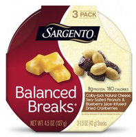 Sargento® Balanced Breaks® Colby-Jack Natural Cheese with Sea-Salted Peanuts and Blueberry Juice-Infused Dried Cranberries