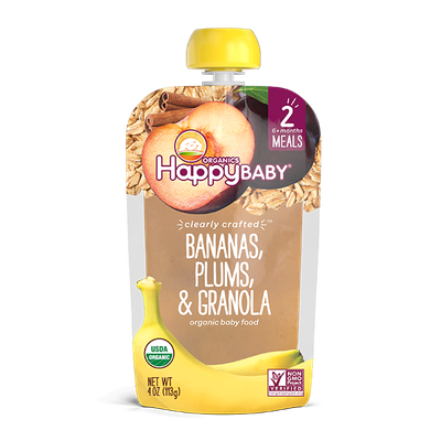 Happy Baby® Organics Clearly Crafted™ Bananas, Plums & Granola