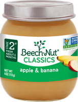 Beech-Nut classics apple & banana jar