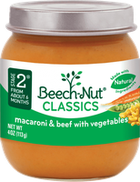 Beech-Nut classics macaroni & beef with vegetables jar