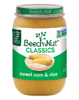 Beech-Nut classics sweet corn & rice jar
