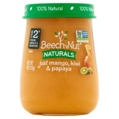 Beech-Nut naturals just mango, kiwi & papaya jar