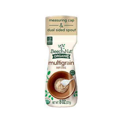 Beech-Nut organic multigrain cereal canister