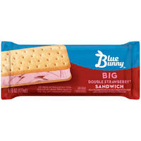 Blue Bunny Big Double Strawberry Sandwich