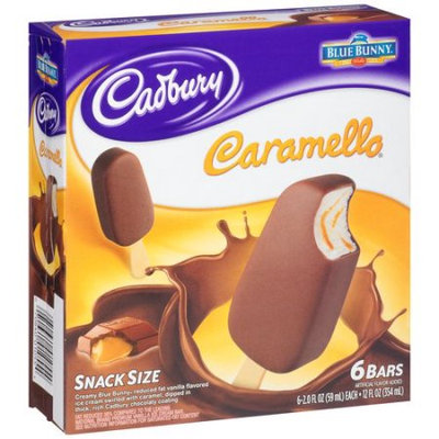 Blue Bunny Cadbury Caramello Ice Cream Bars Snack Size