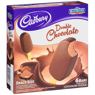 Blue Bunny Cadbury Double Chocolate Snack Size