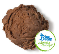 Blue Bunny Ice Cream Simple Scoops Chocolate