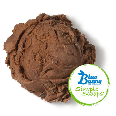 Blue Bunny Ice Cream Simple Scoops Chocolate