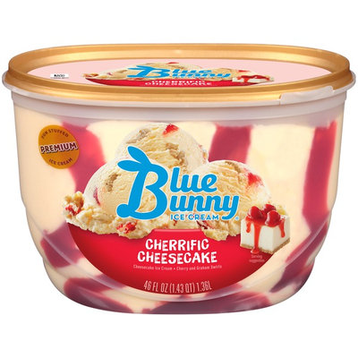 Blue Bunny Premium Ice Cream Cherrific Cheesecake