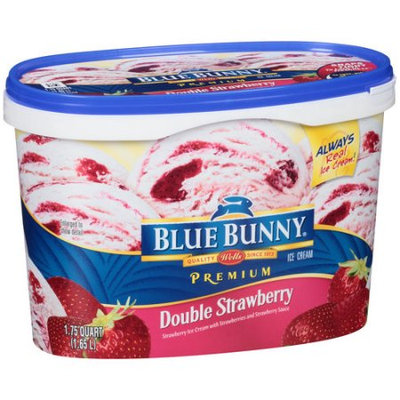 Blue Bunny Premium Ice Cream Double Strawberry