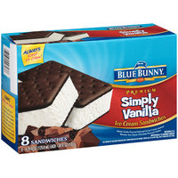 Blue Bunny Premium Simply Vanilla Ice Cream Sandwiches