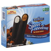 Blue Bunny Sweet Freedom No Sugar Added Vanilla Bean & Salted Caramel