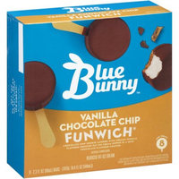 Blue Bunny Vanilla Chocolate Chip Funwich