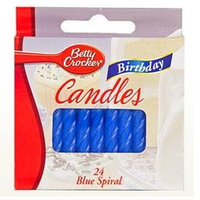 Betty Crocker™ Blue Spiral Birthday Candles