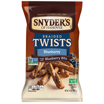 Snyder's Of Hanover Braided Pretzel Twists Blueberry