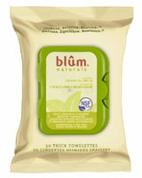 Blum Naturals Daily Combination/Oily Cleansing & Makeup Remover Towelettes