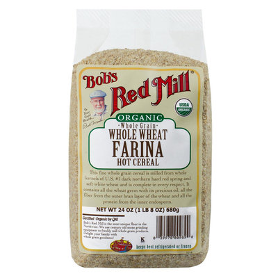 Bob's Red Mill Organic Whole Wheat Farina Hot Cereal