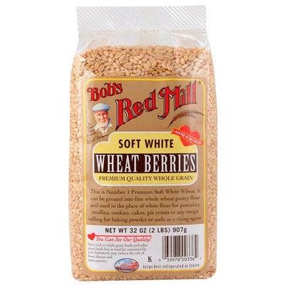 Bob's Red Mill Soft White Wheat Berries Premium Quality Whole Grain