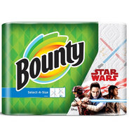 Bounty Printed Paper Towels Featuring Star Wars