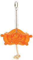 Nature's Instinct Rythemwise Silly Saucer Large for Birds - Orange