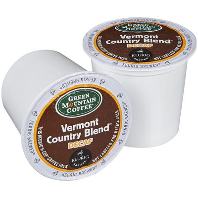Green Mountain Coffee Vermont Country Blend Decaf, K-Cups ...