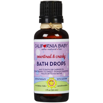 California Baby Overtired and Cranky Bath Drops - 1 fl oz