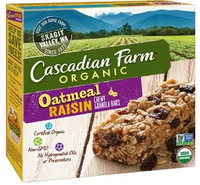Cascadian Farm Organic Oatmeal Raisin Granola Bars