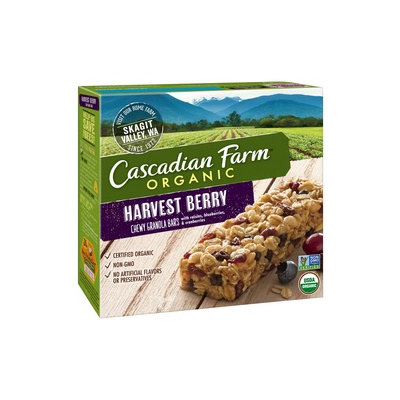 Cascadian Farm Organic Harvest Berry Chewy Granola Bars