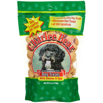 Charlee Bear Dog Treats with Cheese & Egg