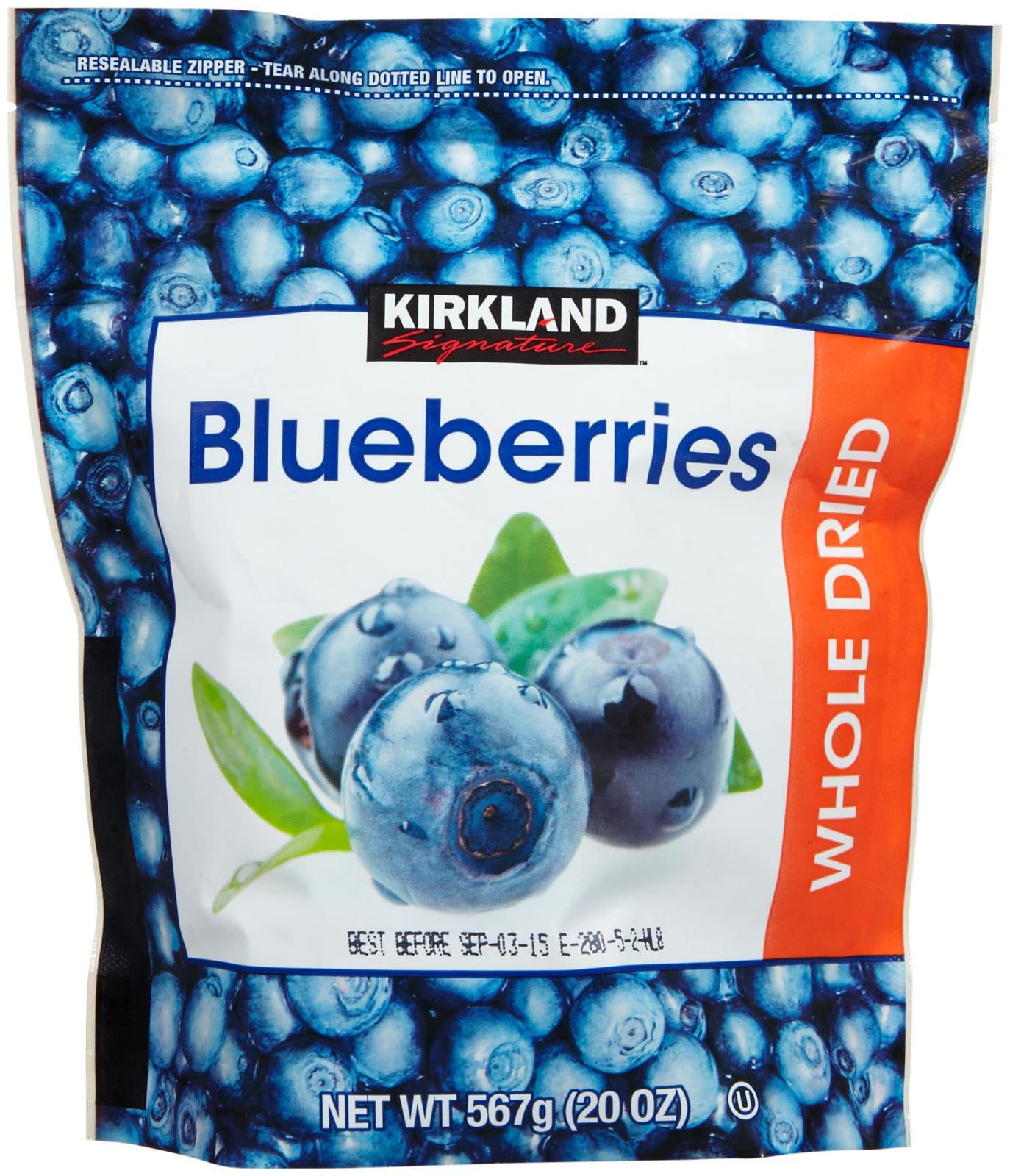 Kirkland Signature Kirkland Dried Blueberries