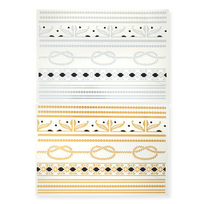 Lulu Dk La Femme Temporary Jewelry Tattoos, Pack of 2