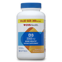 CVS D3 2000 Iu Bone Health Softgels