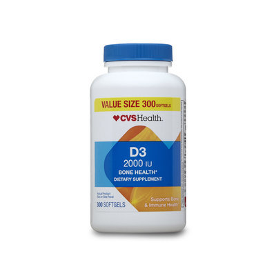 CVS D3 2000 Iu Bone Health Softgels