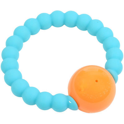 Chewbeads Mercer Rattle - Turquoise by Chewbeads