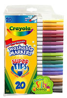 Crayola 50ct Washable Super Tips Markers w/Silly Scents