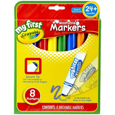 Crayola My First Crayola 8ct Broad Line Washable Markers