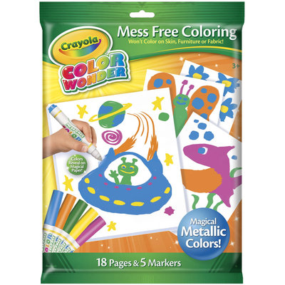 Crayola CW Metallic Coloring Pad & Markers