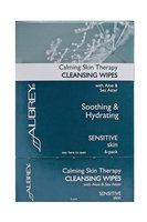 Aubrey Organic Calming Skin Therapy Cleansing Wipes - 6 Pack