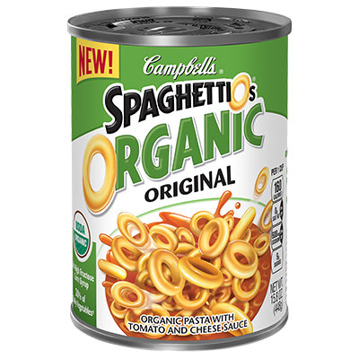 Campbell's SpaghettiOs Original Organic Pasta With Tomato and Cheese Sauce