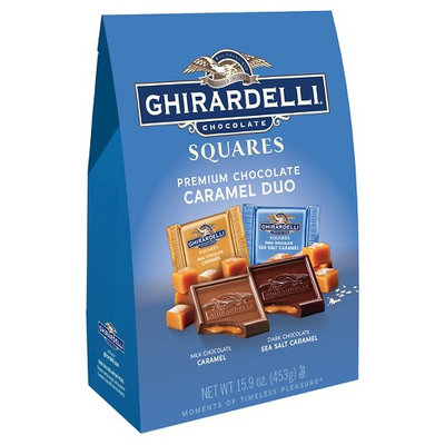 Ghirardelli Chocolate Squares Caramel Duo Premium Chocolate