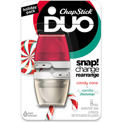 ChapStick® DUO Candy Cane & Vanilla Shimmer