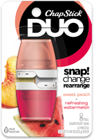ChapStick® DUO Sweet Peach & Refreshing Watermelon