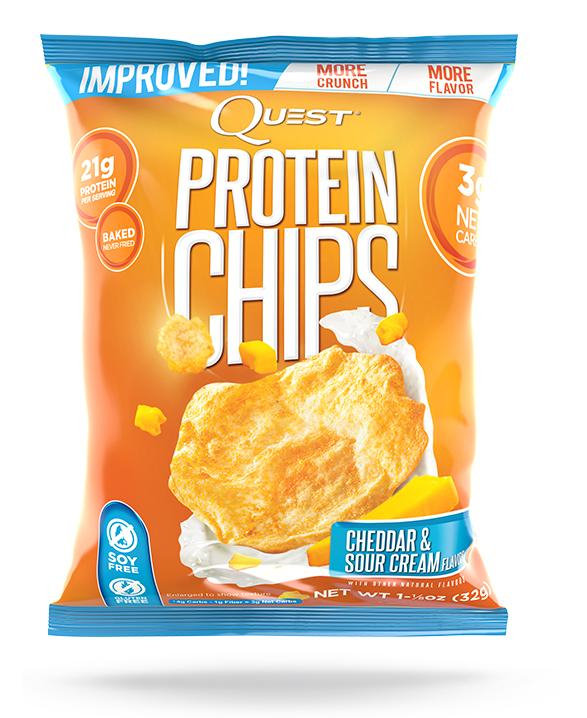 QUEST NUTRITION Cheddar & Sour Cream Protein Chips Reviews 2019